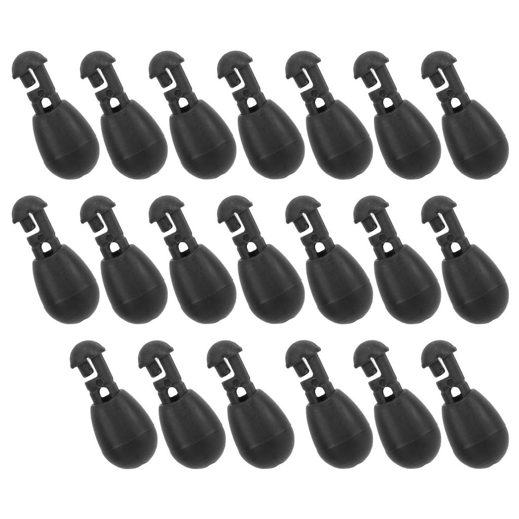 Бусины ABS Стопор для карповой матчевой оснастки Соединительные бусины для поводков Рыболовный аксессуарЧерный Маленький