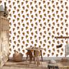 Bear White and Gold Wallpaper for Living Room and Bedroom 50x1000