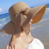 Wide Large Brim Summer Beach Sun Straw Beach Derby Hat Cap