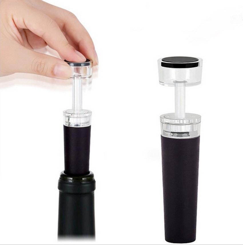 4pc Vacuum Pump Reusable Bottle Cap Stopper Diamond Cut Sealer Airtight Wine Beer Soda Cork Closer Wine Cork Lid Bar Accessories