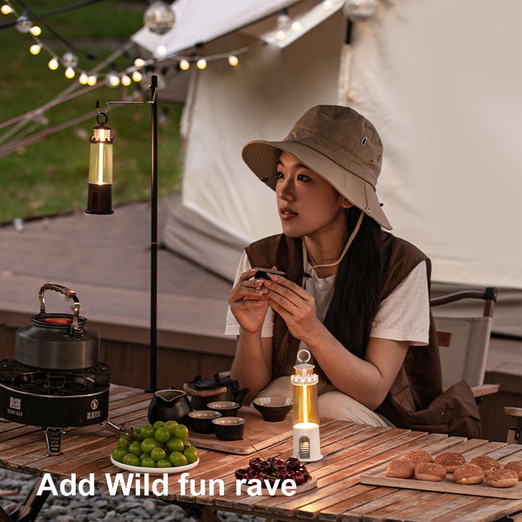 Portable Lighthouse Moon Projection Night Light For Camping Creative Desktop Decoration Gift