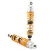 Hegeiisy 7mm Spring Universal Motorcycle Shock Absorber Rear Suspension Adjustable Damping for ATV Quad Dirt XJR1300 (280mm, Yellow)