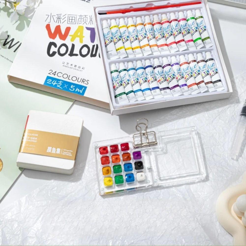 8/15 Grid Paint Pigment Box Mini Empty Paint Box Art Supplies Watercolor Paint Palette  Outdoor