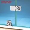 Steel Double Open Sliding Security Glass Door Lock Lockset Cabinet Display Lock Cabinet Door Lock