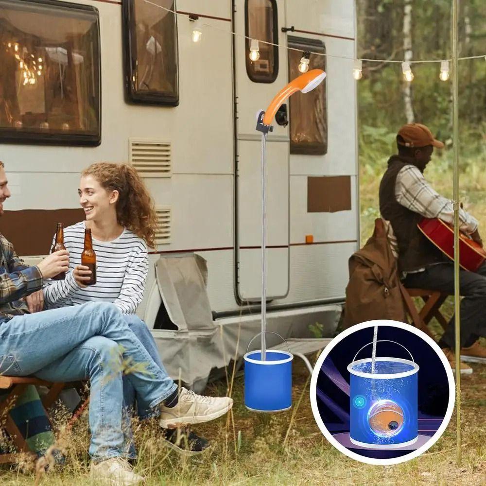 2000 мАч Душ для улицы Цифровой дисплей температуры Перезаряжаемый Душ Душ для кемпинга Мытье домашних животных