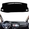Для Toyota Corolla Auris ZRE182 2014-2016 2017 2018 Коврик на панель приборов Защитная накладка на панель приборов Коврик-подложка Козырек от солнца Защитный ковер Ковер Автоаксессуары