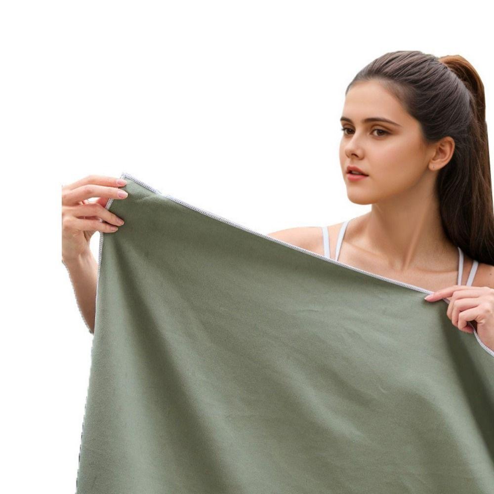 Portable Magnetic Bath Towel Sand Free Quick Dry Towel Multifunctional Beach Towel  Yoga