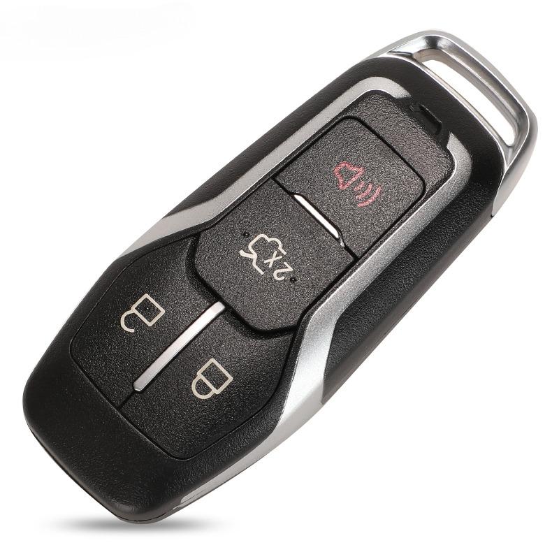 Smart Remote Key Case 3/4/5 Button for Ford Mustang Edge Explorer Fusion Mondeo Kuka Car Key Shell Uncut Blade