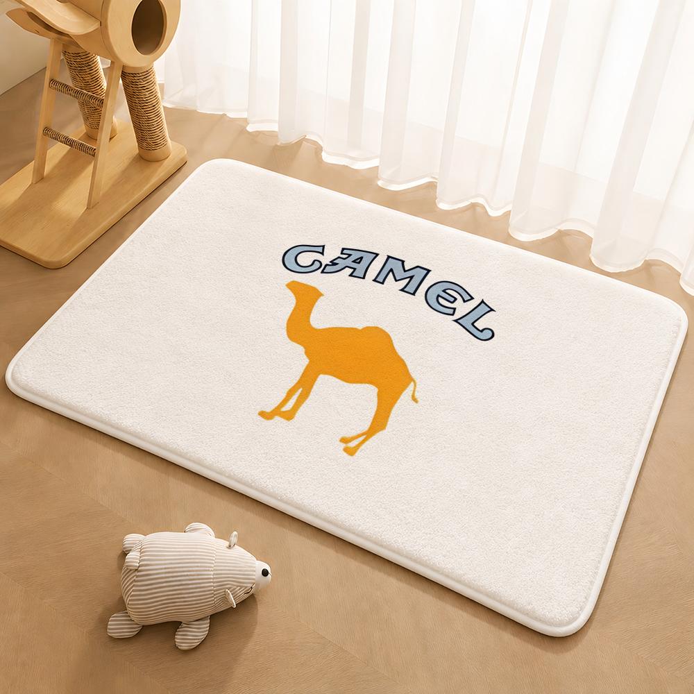 Smoking Cigarettes Animal For C-Camel Floor Mat Floor Mat Soft Flannel Non-Slip Door Rug for Living Room