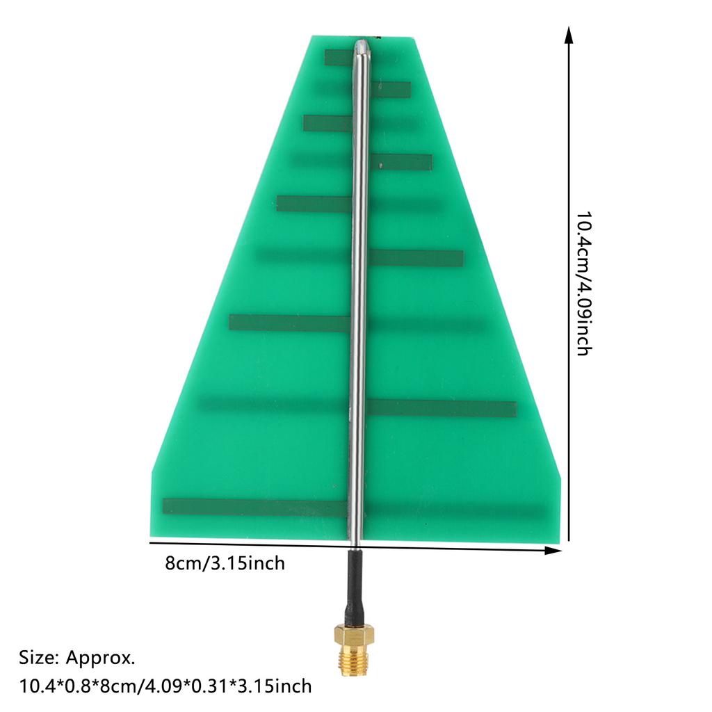 15W 5‑6dB 1.35GHz‑9.5GHz UWB Ultra Wideband Logarithmic Period Antenna Directional Linear