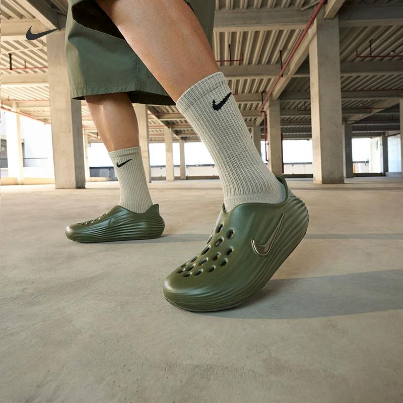 Nike Мужские шлепанцы-сандалии с одной полосой Весенняя амортизация Захват стопы в один шаг Отскок NIKE REJUVEN8 HV5060