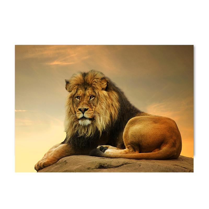 Современные животные Лев холст картины плакаты и принты настенные художественные картины для гостиной спальни украшения дома