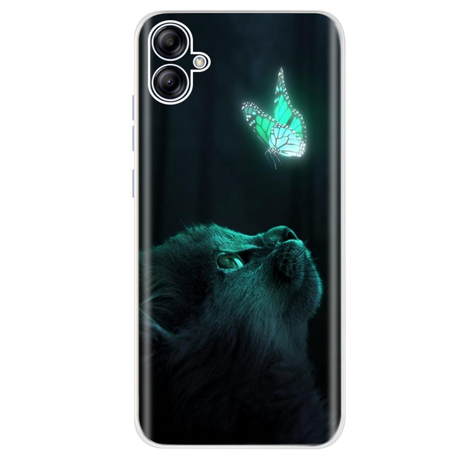 Для Samsung Galaxy A04e A04 A04S 2022 Милый чехол для телефона с принтом Для SamsungA04 A 04 04e SM-A042F A045F Мягкие силиконовые TPU чехлы