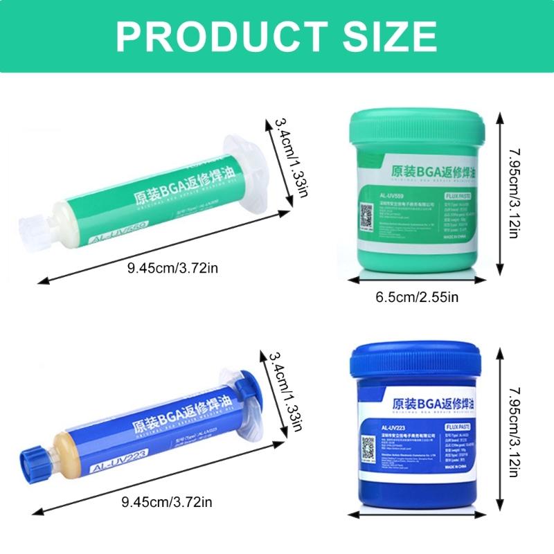 Solder Flux Tin Pastes Solder Pastes Low Temperature Syringes Soldering Pastes for Electronics Repair Accessories