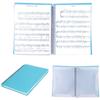 Music File A4 20 Pockets 40 Pages Ring Type Direct Write Design Music Score Holder Size/320240mm (Blue)