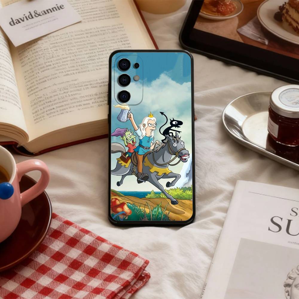 Fantasy D-Disenchantment Phone Case For Samsung S 25,24,23,22,30,21,10,9,Ultra,Plus,Lite,FE,4,5 G Soft Black Case