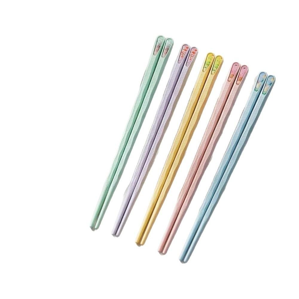 5Pairs Durable Sushi Chopsticks Lightweight Traditional National Tide Chopsticks Family Meal