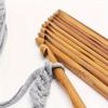 12pcs/set 3-10mm Bamboo Handle Crochet Hook Knit Craft Knitting Needle Weave Yarn for Handcrafted Weave Yarn Craft