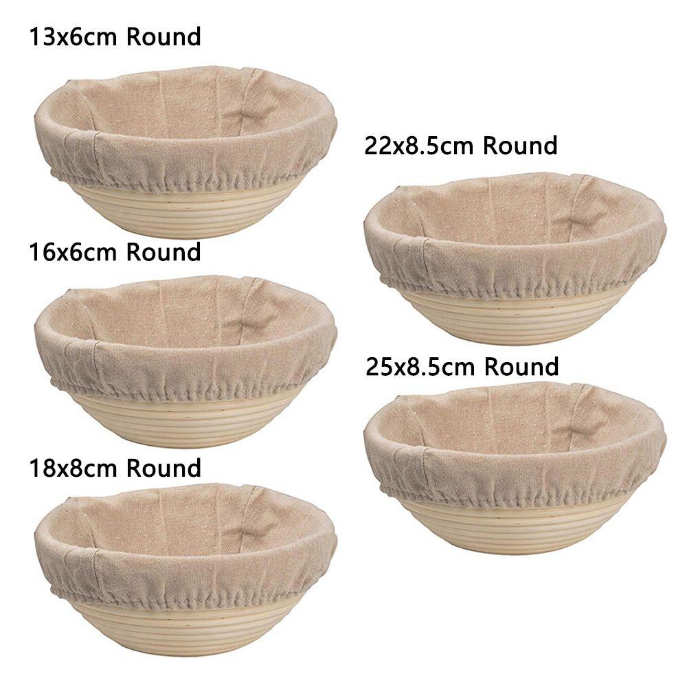 Ротанг Плетеный Заквасочная Корзина Круглая Корзина Баннетон для Теста Корзины для Расстойки Хлеба Корзина для Теста Ротанг Brotform