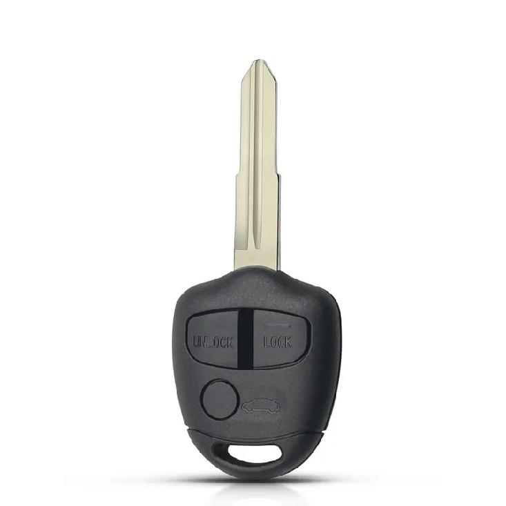KEYYOU 10Pcs 2/3 Buttons Car Remote Key Shell Case For Mitsubishi New ASX GRANDIS Outlander LANCER-EX Right Left Blade
