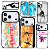 Чехол Case для iPhone 17 Air 16 Pro Max 15 Plus 11 13 Mini 14 12 Задняя крышка телефона Гимнастическая бревно оригинал