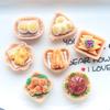 Realistic Miniature Food Play Resin Accessories: Fried Dough Sticks & Chicken Legs