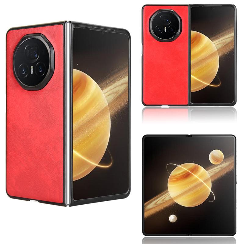 Чехол для Honor Magic V3 с рисунком кожи личи из искусственной кожи и чехлом для ПК Чехлы для телефонов Honor MagicV3 v3