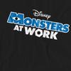 Monsters at Work Unisex Adult Dark Logo T-Shirt
