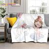 Мечтательная балерина, фея, лебедь, единорог, мультяшное одеяло, мягкий плед для дома, спальни, кровати, дивана, пикника, путешествий, для детей