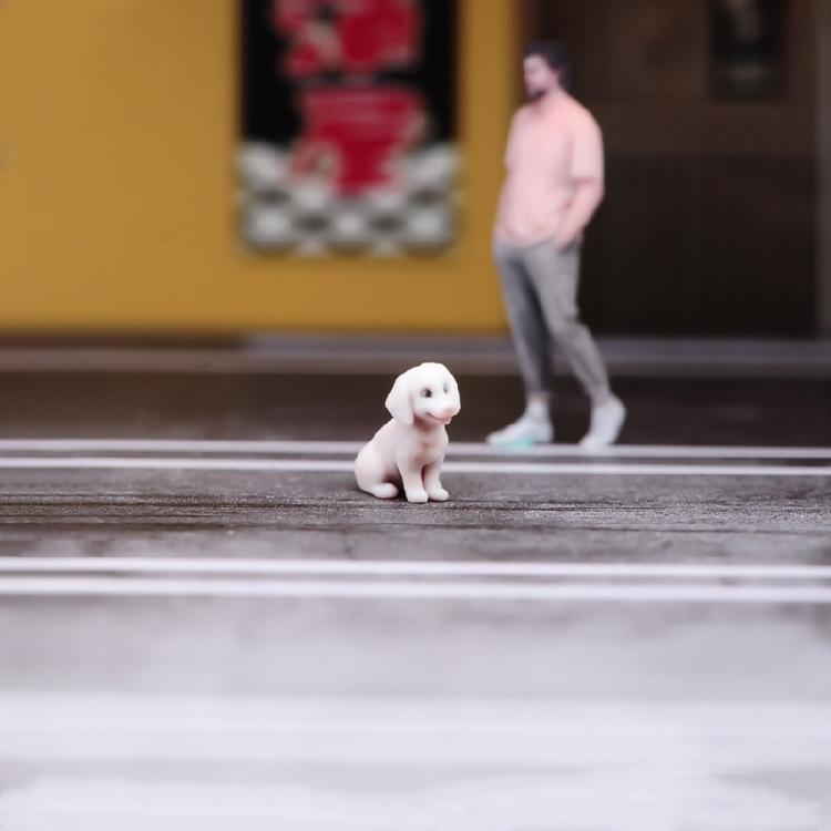 Ручная работа, модель маленького животного, технология 3D-печати, миниатюрная модель собаки/кошки, отлично подходит для коллекционеров и декораторов