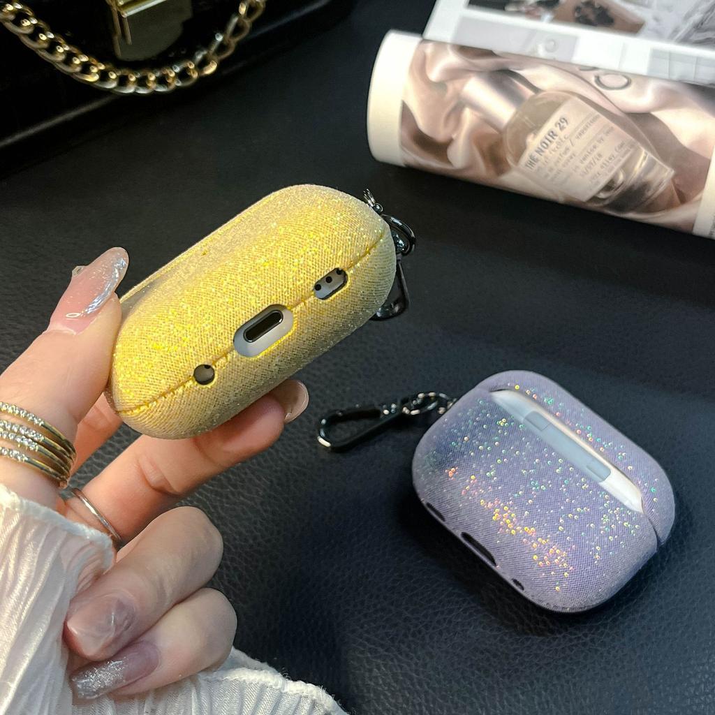 Блестящий чехол для наушников с пайетками для AirPods 1 / 3 поколения Полная сумка с пряжкой Чехол для наушников iPhone Pro2