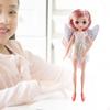 Кукла для девочек 8 дюймов, шарнирная, DIY-игрушки, полный набор одежды, обуви, макияжа, 9 подвижных суставов, ангелы