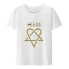 Him Ville Valo Music Heartgram Modal T-Shirt UnisexStreet Fashion O-neck Short Sleeve Camisa Hipster Creative Print Tops