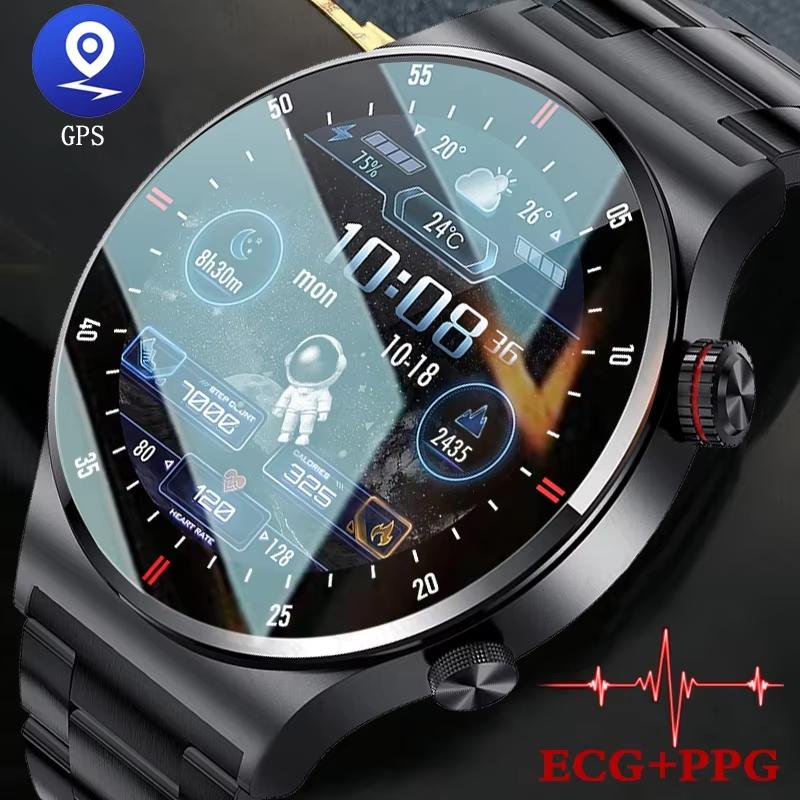 2025 Новые Смарт-часы с Bluetooth-звонком Мужские Спортивный Фитнес-трекер Водонепроницаемые Смарт-часы Большой HD-экран