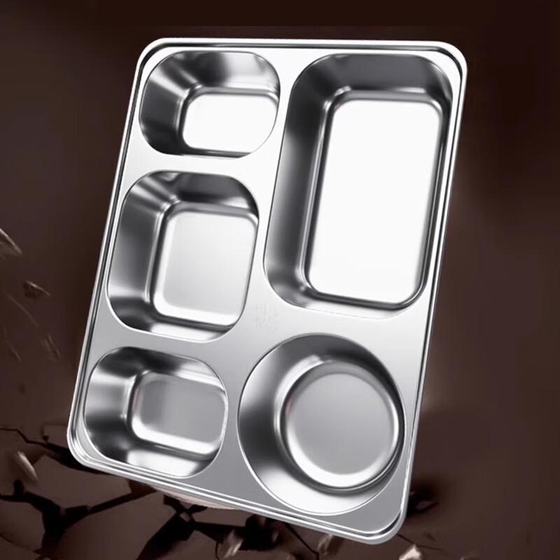 AVADEN Stainless Steel Divided Meal Tray