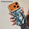 Чехол для телефона: 2D плоская овечья кожа подходит для iPhone 18 17 16 15 14 13 Pro пленка защитный чехол, розовый зеркальный металл, рождественский и хэллоуинский подарок