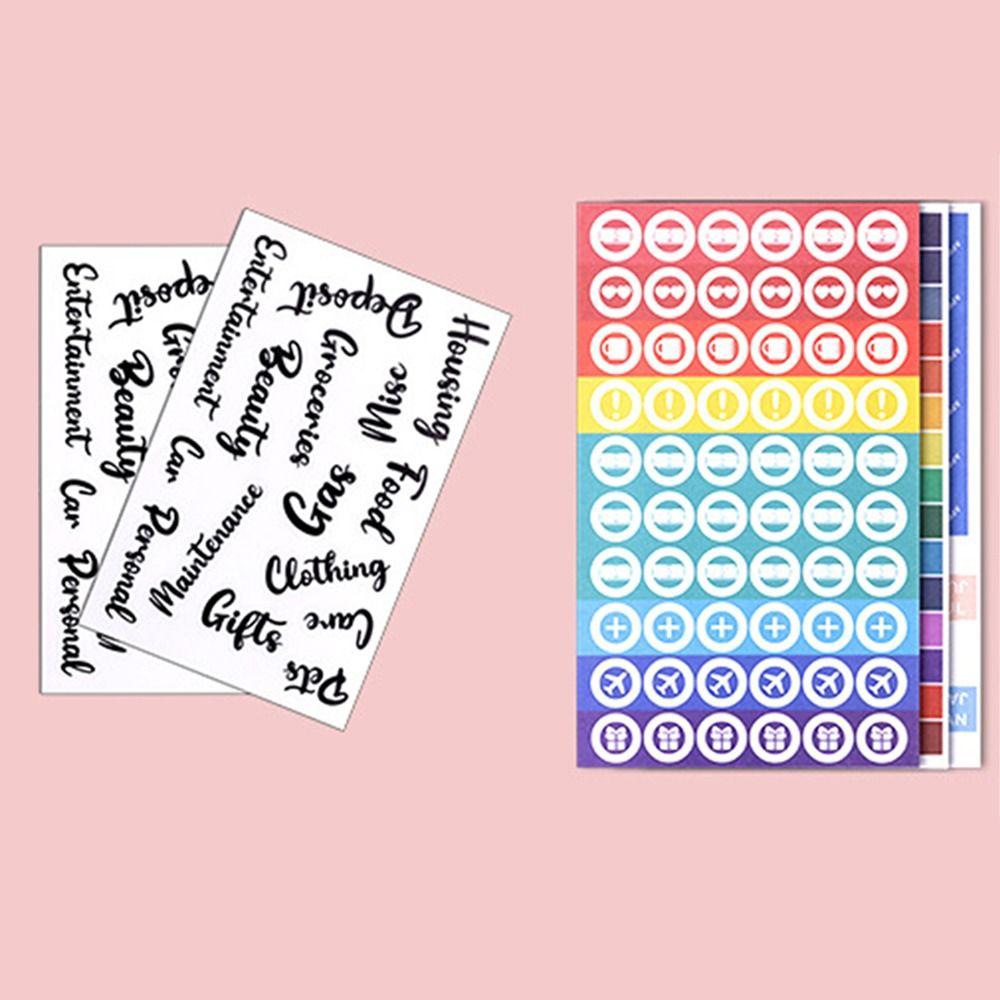 Waterproof A6 Budget Planner Creative Money Organizer Loose-Leaf Binder School Stationery