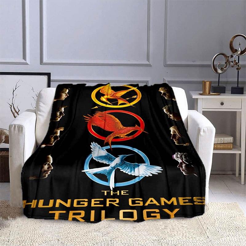 Одеяло с логотипом «Голодные игры», фланелевое мягкое и удобное одеяло, необходимое одеяло для домашнего путешествия, подарки на день рождения