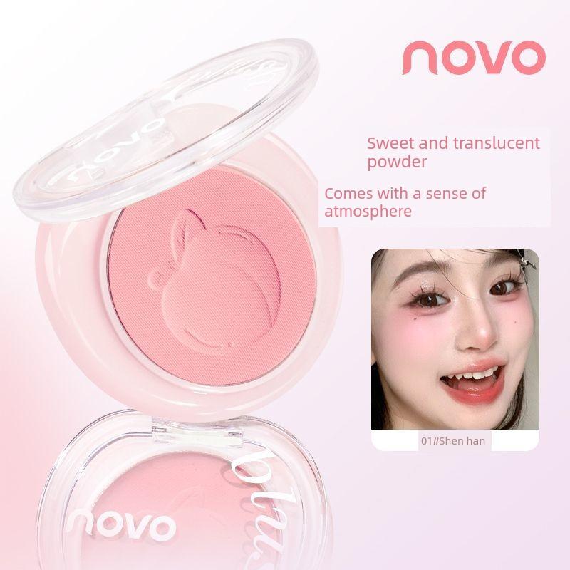 Novo Single-Color Blush Low Saturation Matte Highlighter Expansion Pure Desire Style Contraction Contouring Student Brightening Natural Rouge