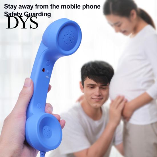 Type-C Landline Telephone Handset Vintage Receiver for Cell Phone, 3.5mm Wired Universal Retro Phone Handset, Smartphone Handheld