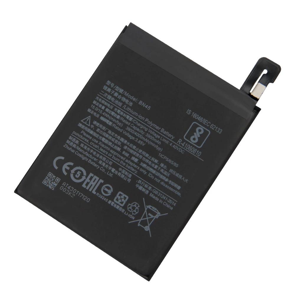 Оригинальный высококачественный аккумулятор BN45 для Xiaomi Mi Note 5 Note5 4000 мАч