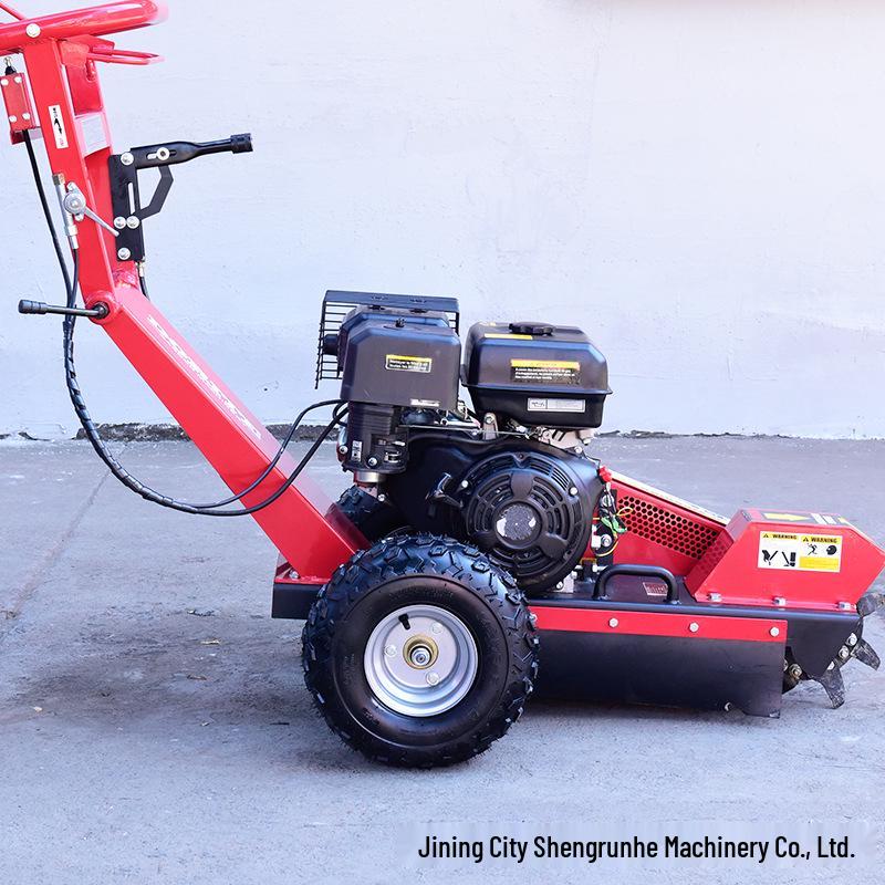 Gas-Powered Small Stump Grinder and Root Crusher Machine