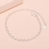 O-shaped Chain Embossed Bracelet Female Korean Version of The Personality Bump Car Flower Simple Jewelry