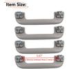 RLB-HILON 4PCS Interior Grab Handles Compatible With Toyota Model, For Corolla 4Runner Highlander RAV4 And More, Grip Assist Handle, Gray Color