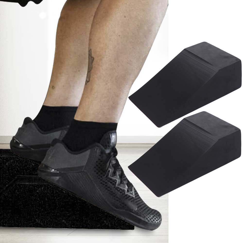 1 pair High Density EVA Gym Blocks Non-slip Lightweight Yoga Wedge Yoga Wedge Blocks  Yoga