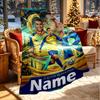 Custom Name Personalized Cristiano Ronaldo Print Blanket, Home Decor, Bedroom, Sofa, Camping, Couch, Gifts for Birthday Christmas