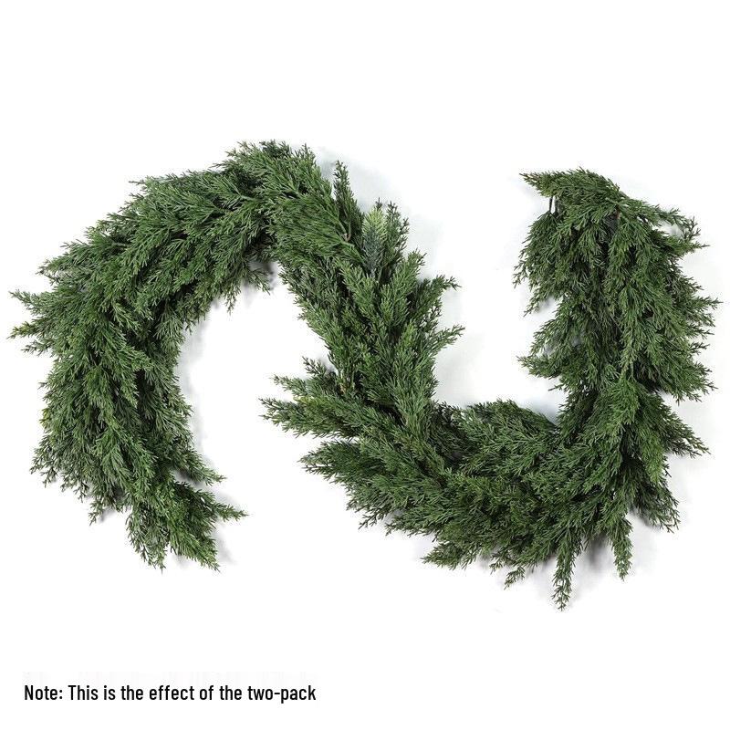 Artificial Pine Cypress Christmas Vine Decorations