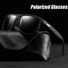 Vintage Square Polarized Sunglasses Men Women Luxury Brand Designer Men's Anti-UV Sun Glasses Driving Fishing UV400 Eyewear