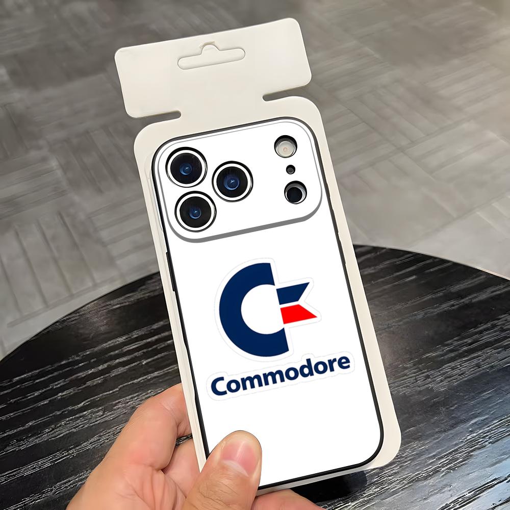 C-Commodore 64 Phone Case For IPhone 17 Air 16 E Pro Max 15 14 13 Mini 12 Pro 11 Max Plus Black Soft Shell