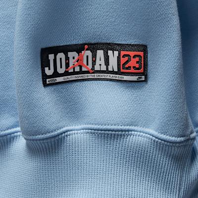 Jordan Air Sweatshirts Women's Blue Hooded Moderate
